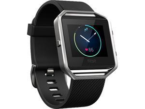 Fitbit Blaze Black/Silver Smart Fitness Watch with Bluetooth, Large Footprint(FB502SBKL-EU)