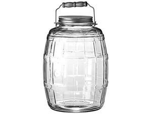 Anchor Hocking 85679 2.5 Gallon Barrel Jar with Brushed Aluminum Lid Anchor Hocking 85679 2.5 Gallon Barrel Jar with Brushed Aluminum Lid