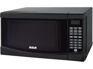 RCA 700 Watts 0.7 CU Ft Microwave White RMW733-BLACK Black