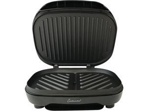 Continental Electric CE23799 Black 2-Serving Capacity Non-Stick Contact Griddle Continental Electric CE23799 Black 2-Serving Capacity Non-Stick Contact Griddle