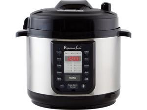 Continental Electric PS-PR228 Pressure Cooker 6-Quart Quick Menu Stainless Continental Electric PS-PR228 Pressure Cooker 6-Quart Quick Menu Stainless