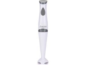 Continental Electric CE-BL021 Immersion Ergonomic Hand Blender, White Continental Electric CE-BL021 Immersion Ergonomic Hand Blender, White
