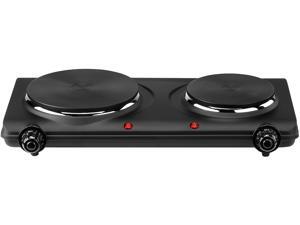 Continental Electric CE-BU149 Concealed Electric Double Burner, Black Continental Electric CE-BU149 Concealed Electric Double Burner, Black