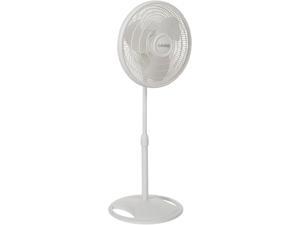 Lasko 16" Oscillating Stand Fan, White 2520