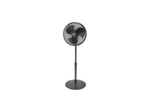 LASKO 2527 16" Black Adjustable Pedestal Fan