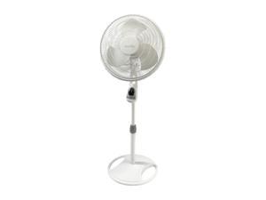 LASKO 1646 16" Oscillating Stand Fan, White