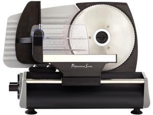 Continental Electric Professional Series Deli Meat Slicer, Black PS77711 Continental Electric Professional Series Deli Meat Slicer, Black PS77711