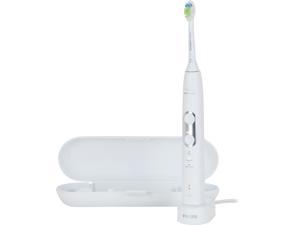 PHILIPS HX6877/21 ProtectiveClean 6100 Whitening Rechargeable Electric Toothbrush with Pressure Sensor and Intensity Settings, White