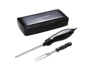 Hamilton Beach 74275 Chrome Classic Electric Knife with Case