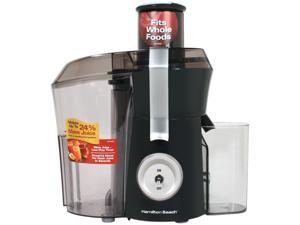 Hamilton Beach Big Mouth Pro Juice Extractor, 800W, Fits Whole Foods,  Stainless Steel, 67608 