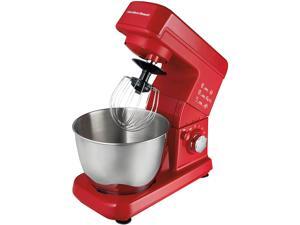 Hamilton Beach 63328 6 Speed 300 Watt Stand Mixer with 3.5 Qt Stainless Steel Bowl, Red Hamilton Beach 63328 6 Speed 300 Watt Stand Mixer with 3.5 Qt Stainless Steel Bowl, Red