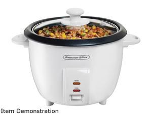 Proctor Silex 37533NR White 10 Cups Rice Cooker Proctor Silex 37533NR White 10 Cups Rice Cooker