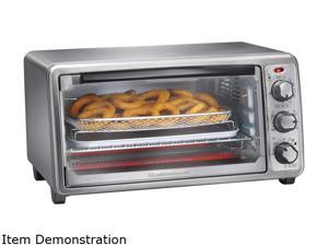 Hamilton Beach 31413 Stainless Steel Sure-Crisp Air Fryer Toaster Oven, Stainless Steel