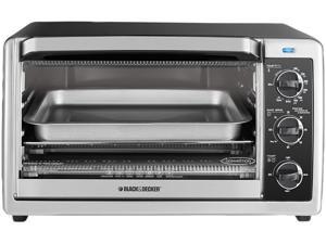 Black & Decker TO1675B 6-Slice Countertop Convection Toaster Oven, Black/Silver Black & Decker TO1675B 6-Slice Countertop Convection Toaster Oven, Black/Silver