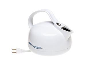 PRESTO 02703 Whistling Electric Tea Kettle, White PRESTO 02703 Whistling Electric Tea Kettle, White