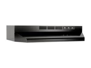 Broan 413023 30 In. Black Under Cabinet Range Hood, Non-Ducted Broan 413023 30 In. Black Under Cabinet Range Hood, Non-Ducted