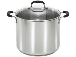 T-fal C8888164 12 qt. Stainless Steel Stock Pot