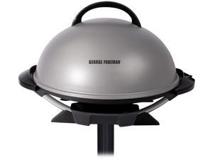 George Foreman GFO240S 15-Serving Indoor/Outdoor Electric Grill, Silver George Foreman GFO240S 15-Serving Indoor/Outdoor Electric Grill, Silver
