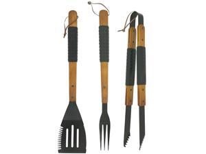 Mr. Bar-B-Q 02162XNST 3-Piece Sure Grip Spatula, Tongs and Fork Mr. Bar-B-Q 02162XNST 3-Piece Sure Grip Spatula, Tongs and Fork