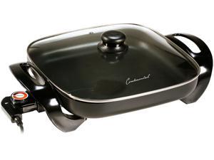 Continental Electric 12-inch Electric Skillet, Black CE23741 Continental Electric 12-inch Electric Skillet, Black CE23741