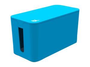Bluelounge BLUCBM-BLU CableBox Mini Cable Management Solution w/ 4-socket Power Strip - Blue Bluelounge BLUCBM-BLU CableBox Mini Cable Management Solution w/ 4-socket Power Strip - Blue