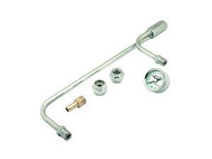 Mr. Gasket Chrome Plated Fuel Lines With Fuel Pressure Gauge Mr. Gasket Chrome Plated Fuel Lines With Fuel Pressure Gauge