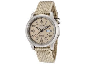 Seiko 5 Beige Dial Nato Strap Automatic Mens Watch SNK803K2 Seiko 5 Beige Dial Nato Strap Automatic Mens Watch SNK803K2