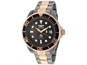 Men's Pro Diver Grand Diver Auto Rose 18K Gold Plated & Gunmetal IP SS Men's Pro Diver Grand Diver Auto Rose 18K Gold Plated & Gunmetal IP SS