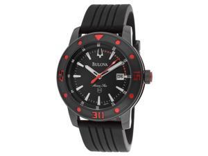 Bulova 98B164 Men's Marine Star Watch - Black Dial, Black Silicone Bulova 98B164 Men's Marine Star Watch - Black Dial, Black Silicone