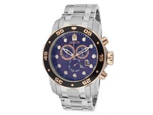 Men's Pro Diver Chronograph Stainless Steel Blue Dial