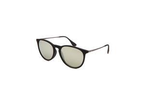 Erika Round Black Sunglasses Silver-Tone Reflective Lenses Erika Round Black Sunglasses Silver-Tone Reflective Lenses