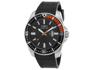 Invicta 21392 Men's Pro Diver Black Silicone And Dial Watch