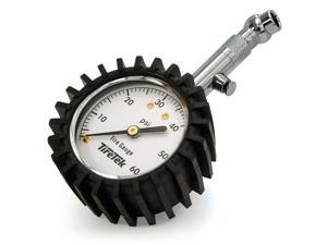 TireTek Premium Tire Pressure Gauge With Integrated Hold Valve - 60PSI TireTek Premium Tire Pressure Gauge With Integrated Hold Valve - 60PSI