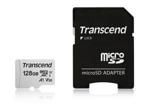 Transcend 300s 128GB Class 10/UHS-I U3 microSDXC with Adapter TS128GUSD300SA
