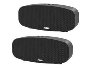 NAXA NAS-3105D Portable Bluetooth Speaker System - Black - TrueWireless Stereo - Battery Rechargeable NAXA NAS-3105D Portable Bluetooth Speaker System - Black - TrueWireless Stereo - Battery Rechargeable