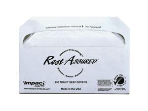 Impact Products IMP25177673 Half Fold Toilet Seat Covers, White Impact Products IMP25177673 Half Fold Toilet Seat Covers, White
