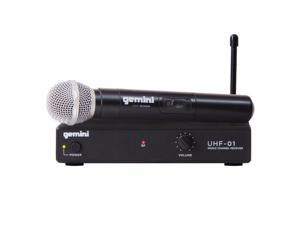Gemini UHF-01M-F1 517.6Mhz Single Channel Wireless Handheld Microphone System Gemini UHF-01M-F1 517.6Mhz Single Channel Wireless Handheld Microphone System