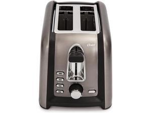 Newell Brands TSSTTRGM2L 2 Slice Oster Black Dark Stainless Steel Toaster Newell Brands TSSTTRGM2L 2 Slice Oster Black Dark Stainless Steel Toaster