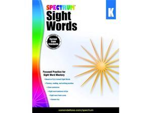 Spectrum 1497314 Spectrum Sight Words Book, Grade K - Softcover Spectrum 1497314 Spectrum Sight Words Book, Grade K - Softcover