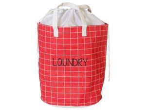 Creative Bath 33279-RED Palmetto Jute Laundry Tote Bag - Red Creative Bath 33279-RED Palmetto Jute Laundry Tote Bag - Red