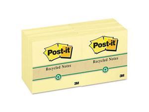 Recycled Note Pads, 3 x 3, Canary Yellow, 100-Sheet, 12/Pack 654-RP-YW Recycled Note Pads, 3 x 3, Canary Yellow, 100-Sheet, 12/Pack 654-RP-YW