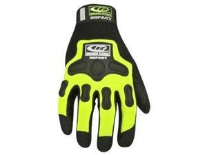 Ringers Gloves RG146-09 Hi-Viz Green Split Fit Air Impact Gloves Medium Ringers Gloves RG146-09 Hi-Viz Green Split Fit Air Impact Gloves Medium