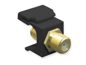 MODULE, F-TYPE, GOLD PLATED, BLACK MODULE, F-TYPE, GOLD PLATED, BLACK