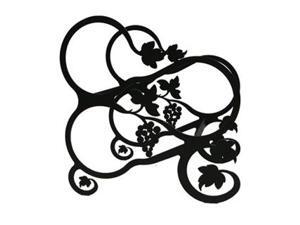 Village Wrought Iron WR-157-S Grapevine Wine Rack - Black Village Wrought Iron WR-157-S Grapevine Wine Rack - Black