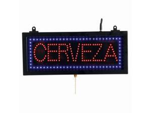 Aarco Products CER07S Small Spanish LED Sign Cerveza - Beer Aarco Products CER07S Small Spanish LED Sign Cerveza - Beer