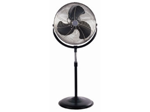 Optimus 18 in. Stand Fan Industrial Chrome Grill - Black - F4184 Optimus 18 in. Stand Fan Industrial Chrome Grill - Black - F4184