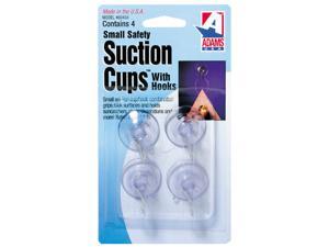 Adams Manuf. 7500-77-3040 5 Count 1.13 in. Suction Cup With Metal in.U in. Hook Adams Manuf. 7500-77-3040 5 Count 1.13 in. Suction Cup With Metal in.U in. Hook