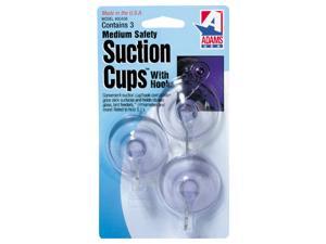 Adams Manuf. 6500-74-3040 3 Count 1.75 in. Suction Cup With Metal in.U in. Hook Adams Manuf. 6500-74-3040 3 Count 1.75 in. Suction Cup With Metal in.U in. Hook