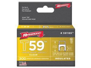 5/16"X 5/16" INSULATED STAPLE CLEAR 300/BOX 5/16"X 5/16" INSULATED STAPLE CLEAR 300/BOX
