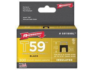 5/16"X 5/16" INSULATED STAPLE BLK 300/BOX 5/16"X 5/16" INSULATED STAPLE BLK 300/BOX
